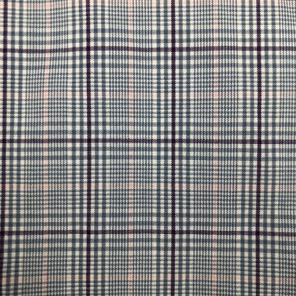 Lauren Ralph Lauren 15.5 34/35 Classic Fit Stretch Blue Plaid Button Up Shirt - Picture 7 of 8